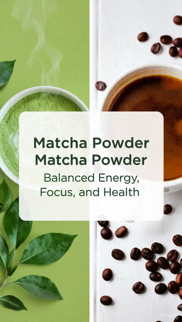 Matcha vs coffee comparison for energy and health benefits